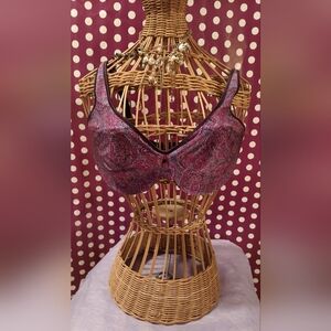 Lilyette Purple Paisley Bra